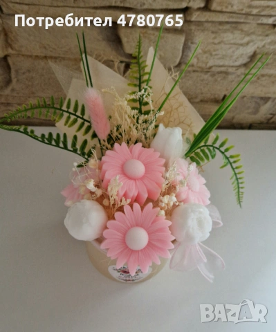 Ароматни сапунени цветя , снимка 5 - Декорация за дома - 54010594