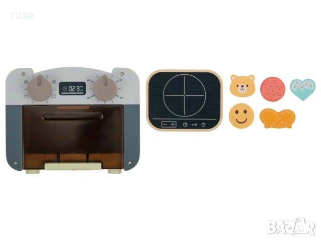 НОВИ! Дървена детска фурна с аксесоари светлина и звук, снимка 4 - Други - 54144599