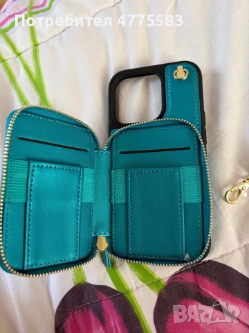 Калъф за iPhone 14 Pro,цвят turquoise, снимка 5 - Калъфи, кейсове - 54988779