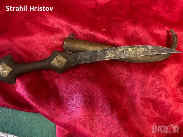 Старинна арабска кама /ханджар/, снимка 3 - Антикварни и старинни предмети - 54809987