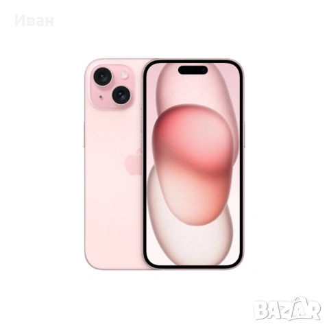 НОВ!! 36М ГАР! iPhone 15 PINK  128гб * ЛИЗИНГ 20€/м айфон 15 розов 128, снимка 2 - Apple iPhone - 54869842