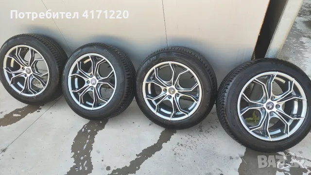 Продавам 4бр джанти с гуми и Втулки за VW, снимка 2 - Гуми и джанти - 55439369