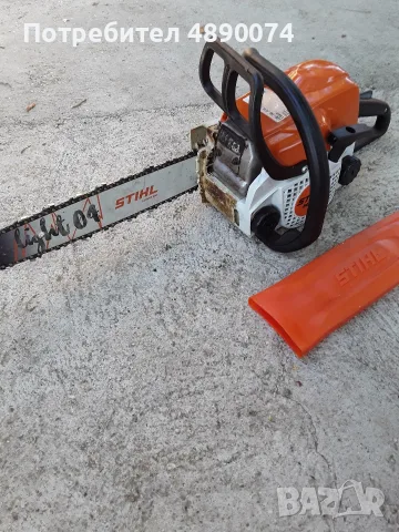 Продавам моторен трион STIHL MS180 2-mix, снимка 4 - Моторни триони/резачки - 55334272