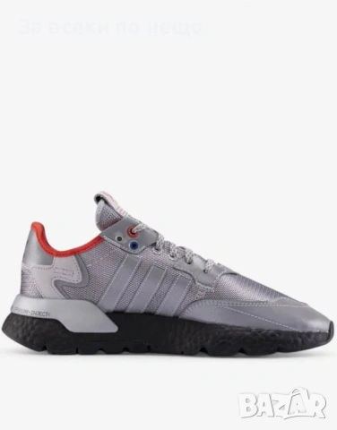 ADIDAS Runnin Nite Jogger 3m Shoes Silver Мъжки Маратонки👟Мъжки Спортни Обувки Код P2356