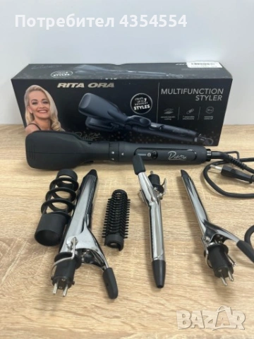 Мултифункционален стайлър за коса Rita Ora (7 в 1 приставки), снимка 2 - Продукти за коса - 54861951