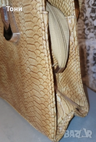 Нова Кожена Луксозна Дамска Чанта , снимка 6 - Чанти - 55082364