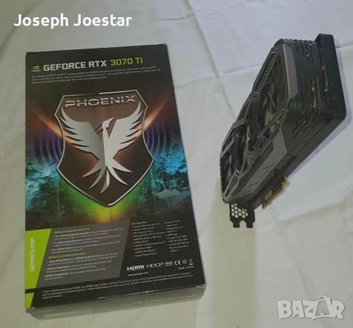 Видео карта NVIDIA RTX 3070 Ti, снимка 2 - Видеокарти - 54693188