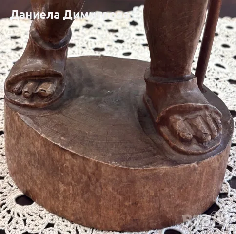 Фигура от дърво масив, снимка 8 - Статуетки - 55687382