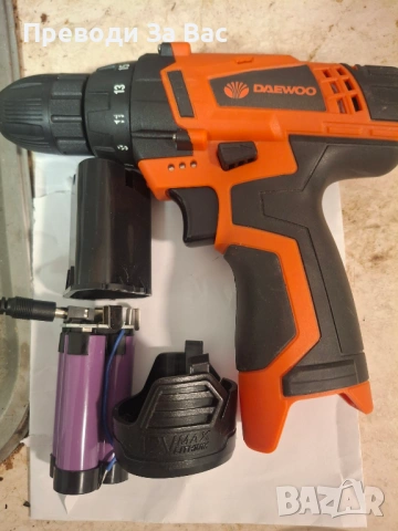 Батерия за винтоверт Daewoo DALD1210, снимка 2 - Винтоверти - 54296266