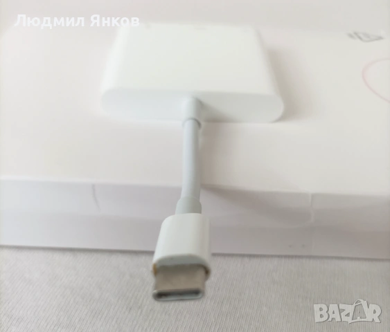 Оригинален Apple USB-C Digital AV Multiport Adapter (Model A2119, 4K 60Hz), снимка 3 - Таблети - 55071240