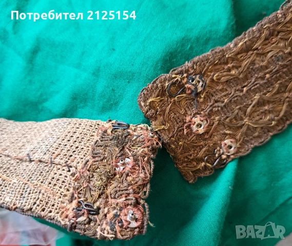 Стара кенарена риза,престилка ,сърмен колан и др., снимка 9 - Антикварни и старинни предмети - 55097396