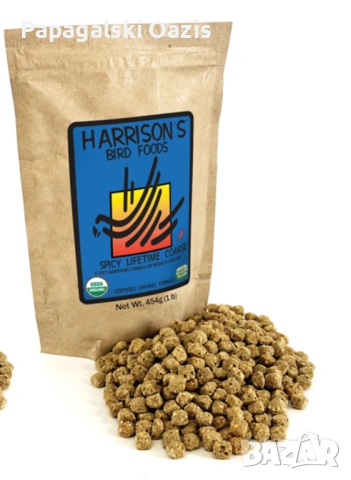 Храна за средни и големи папагали Harrison Lifetime Pepper Coarse - 450 гр.