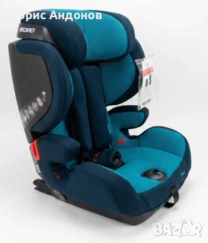 НОВО детско столче RECARO Tian SEATFIX Xenon Blue, снимка 6 - Столчета за кола и колело - 48373927