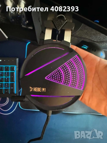 Gamdias HEBE M1 RGB геймърски слушалки – перфектно състояние