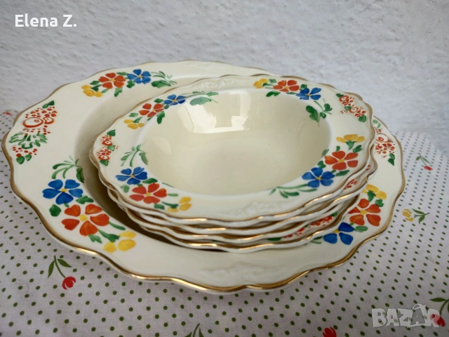 Crown Ducal антикварни купи от 20-те години, снимка 2 - Сервизи - 54076708