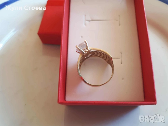 Нов златен пръстен, снимка 3 - Пръстени - 54718999