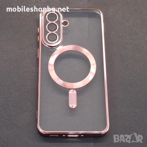 Samsung Galaxy A36 калъф гръб MagSafe защита на камерите розов кант