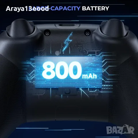 ECHTPower Безжичен геймърски контролер с Hall Effect – за PC, Nintendo Switch, iOS и Android, снимка 2 - Джойстици и геймпадове - 55537090
