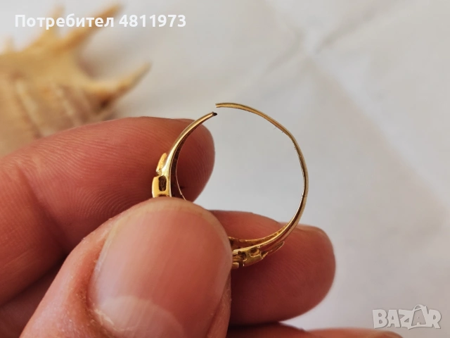 Златен пръстен 14 С 585, снимка 5 - Пръстени - 54675545