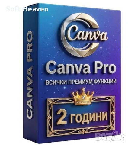 Canva Pro - 2 години - всички премиум функции