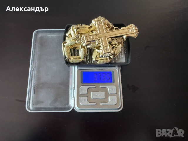 [НОВ] Златен синджир с кръст 37,35 гр., снимка 12 - Колиета, медальони, синджири - 54402833