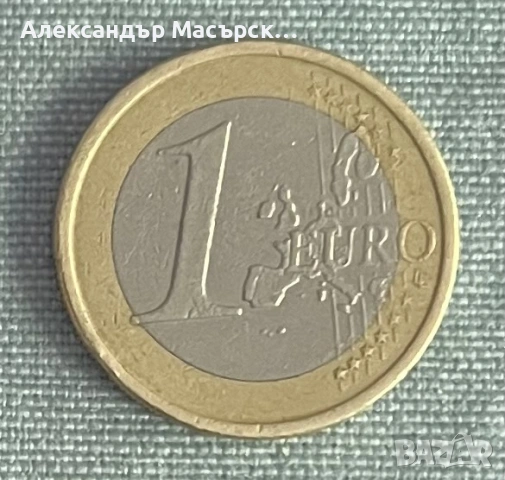 🇪🇸 Испания 1 Евро, 2003 г. • Крал Хуан Карлос I, снимка 2 - Нумизматика и бонистика - 54700090