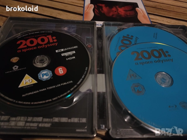 2001 A Space Odyssey - Стенли Кубрик - 4K steelbook, снимка 8 - Blu-Ray филми - 54599604