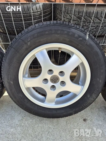 Джанти Borbet 15 цола , 5х112 , 6.5j , et40 195/65/15 Vw Audi Skoda, снимка 4 - Гуми и джанти - 54527712