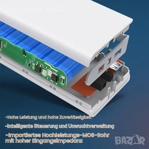 MXJFYY 15600mAh 57Wh преносима батерия 9V 12V, снимка 4 - Външни батерии - 55658160