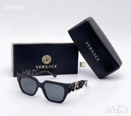 очила miu miu versace с ув защита, калъф, кутия и кърпичка на марката , снимка 9 - Слънчеви и диоптрични очила - 54401993
