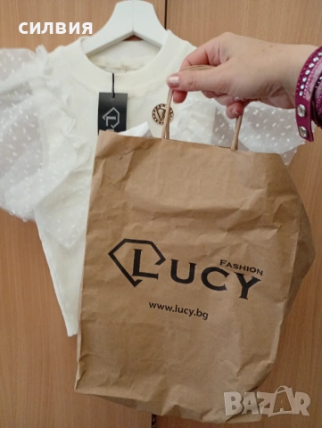 Lucy блуза топ, нова с етикет!, снимка 2 - Тениски - 54917082
