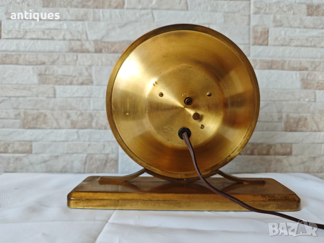 Стар настолен часовник - PEWETA - Made in Germany - 1950"г., снимка 7 - Антикварни и старинни предмети - 54364664