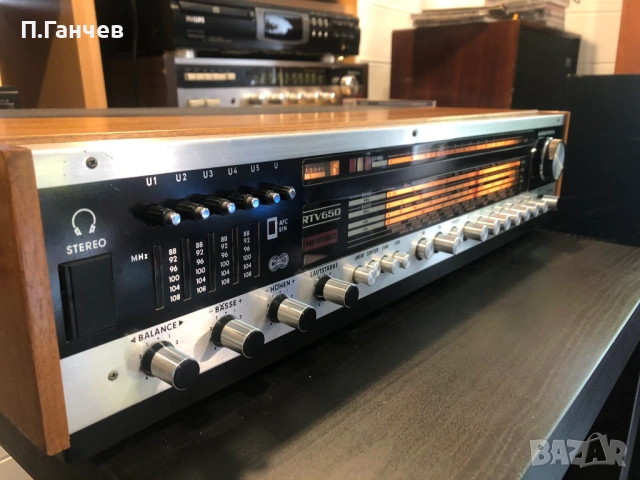 GRUNDIG RTV650 Ресийвър в отлично състояние, снимка 2 - Ресийвъри, усилватели, смесителни пултове - 54376293