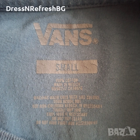 Дамска тениска Vans, размер S Boyfriend Fit, снимка 9 - Тениски - 54266348
