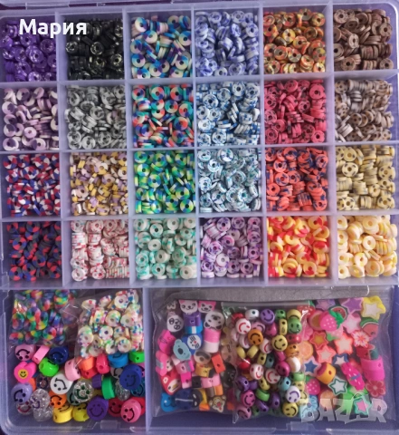 Мъниста и перли комплекти в кутии, снимка 2 - Други - 52669210