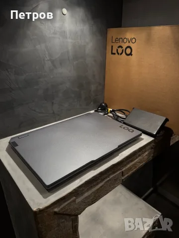 КАТО ЧИСТО НОВ Lenovo LOQ 15 | RTX 3050 | i5-12450HX | 16GB RAM, снимка 2 - Лаптопи за игри - 55645766