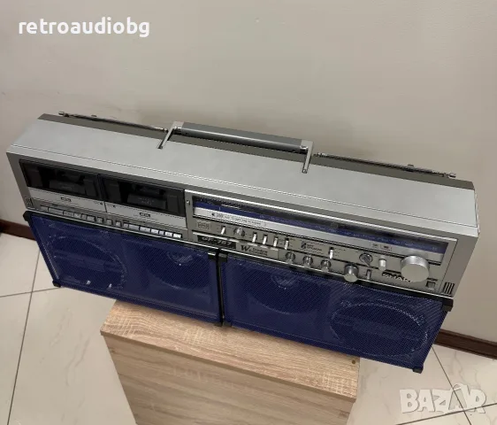 🔈Колекционерски ретро радиокасетофон SHARP GF-767 Z Boombox - профилактиран🔉, снимка 7 - Радиокасетофони, транзистори - 55485810
