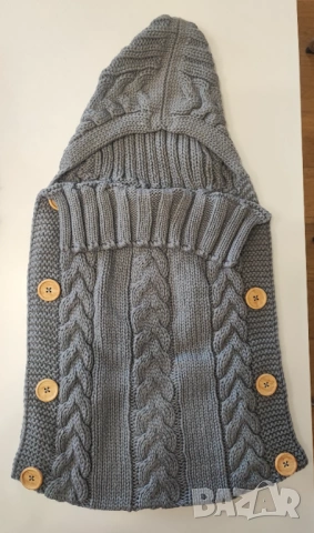 Нови Бебешки спални чувалчета с качулка (0-3м), снимка 2 - Спални чували за бебета и деца - 54045298