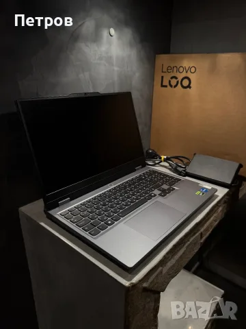 КАТО ЧИСТО НОВ Lenovo LOQ 15 | RTX 3050 | i5-12450HX | 16GB RAM, снимка 7 - Лаптопи за игри - 55645766