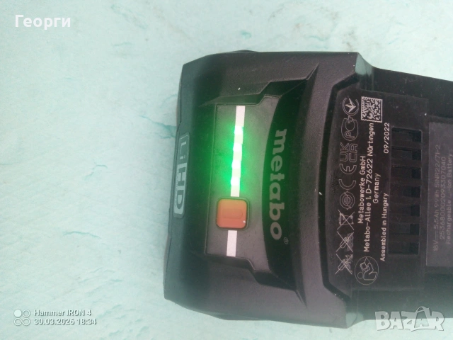 Metabo 18V 2.0/5.5Ah Li-ion батерии, снимка 10 - Други инструменти - 54030931