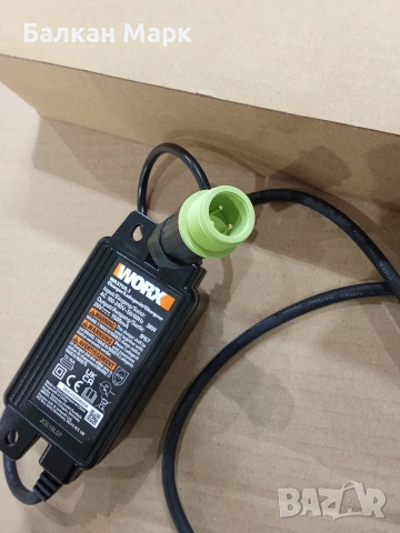Зарядно, адаптер WORX WA3750.1 (20V, 1500mA) – IP67,за зарядна станция на косачка робот , снимка 5 - Друга електроника - 54206422