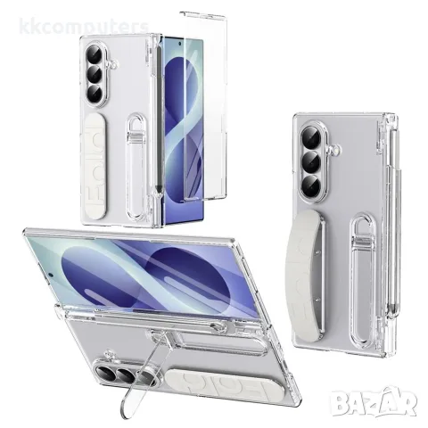 За Samsung Galaxy Z Fold8 Ultra Удароустойчив PC Калъф със Стойка, Каишка, Слот за Стилус, Защита на, снимка 5 - Калъфи, кейсове - 55524178