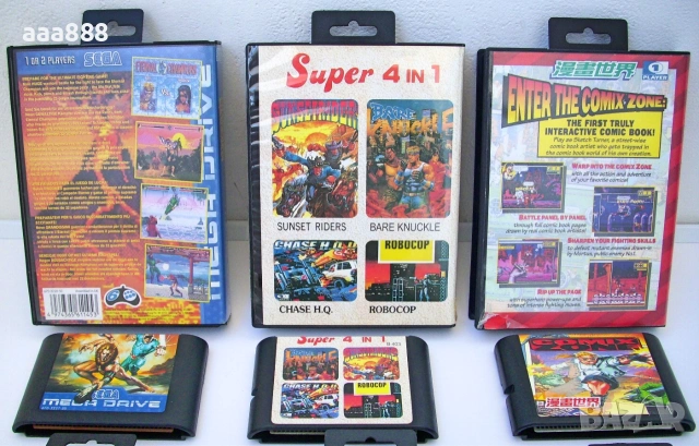 Конзола SEGA Mega Drive II 16-bit оригинал комплект с игри, снимка 12 - Други игри и конзоли - 54991842