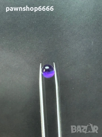 Естествен аметист кабошон – 5.785 ct – Наситен виолетов цвят, снимка 6 - Други - 54845634