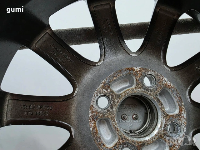 4бр 16ски джанти за HONDA 4х100мм A161476 , снимка 9 - Гуми и джанти - 55023380