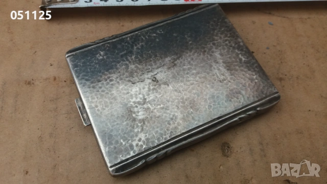 дебело посребрена табакера , снимка 5 - Антикварни и старинни предмети - 54068080