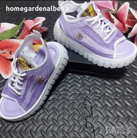 Дамски сандали-маратонки Chanel – Свежест и лукс за лятото! 🌸💜