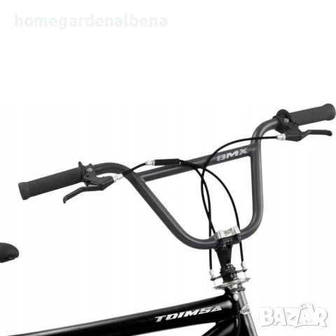 BMX велосипед TOIMSA Full Black 20” – Черен freestyle BMX с 360° ротор и V-Brake, снимка 6 - Велосипеди - 54604963
