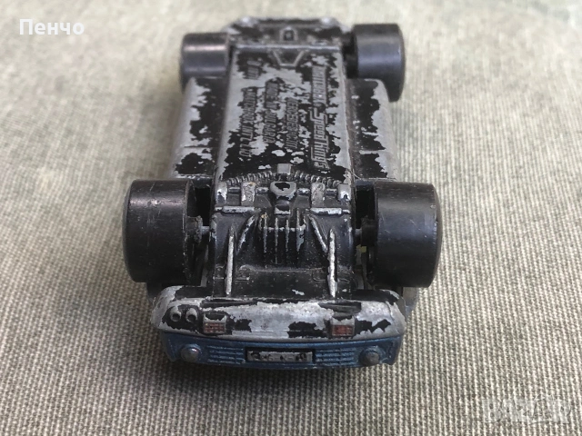 стара метална количка MERCEDES  C.III "MATCHBOX" - 1971г. - MADE IN BULGARIA, снимка 9 - Антикварни и старинни предмети - 55046147