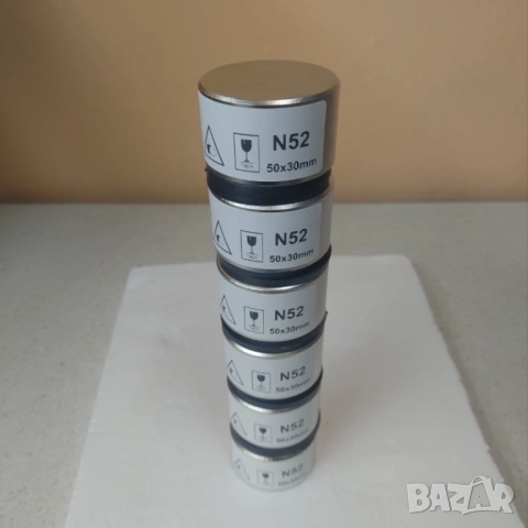 N52 40×20мм, 50×30мм, 60×30мм, 70×40мм | Неодимови магнити, снимка 5 - Други инструменти - 54005902